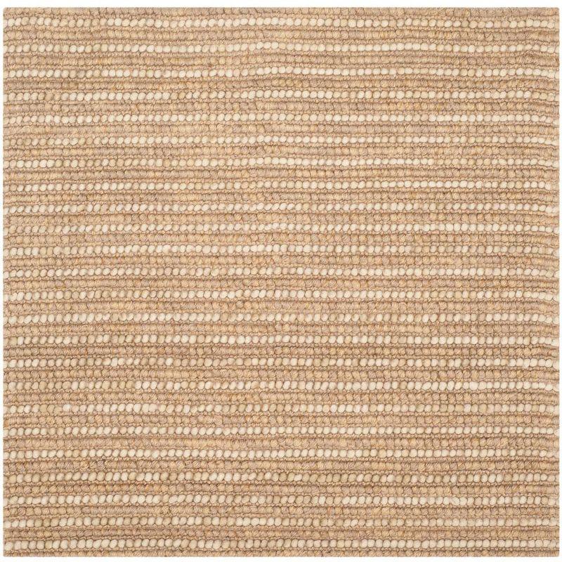 Bohemian BOH525 Hand Woven Area Rug - Beige/Multi - 4'x4' - Safavieh.
