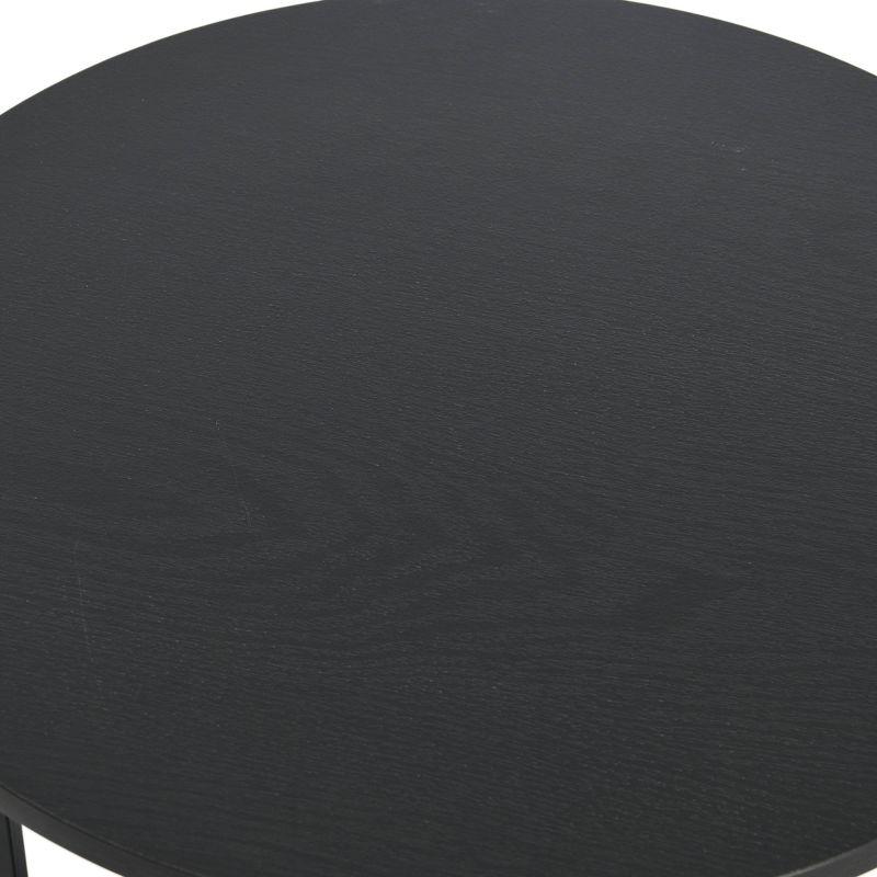 Household Essentials Jamestown Round End Table