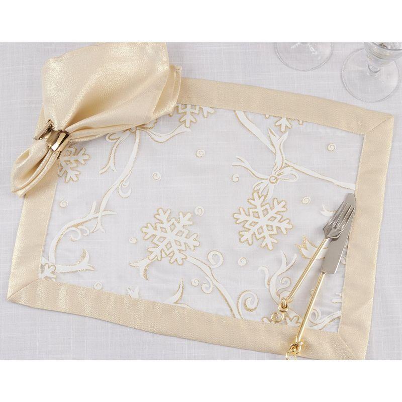 Polyester No Pattern Rectangle Placemat