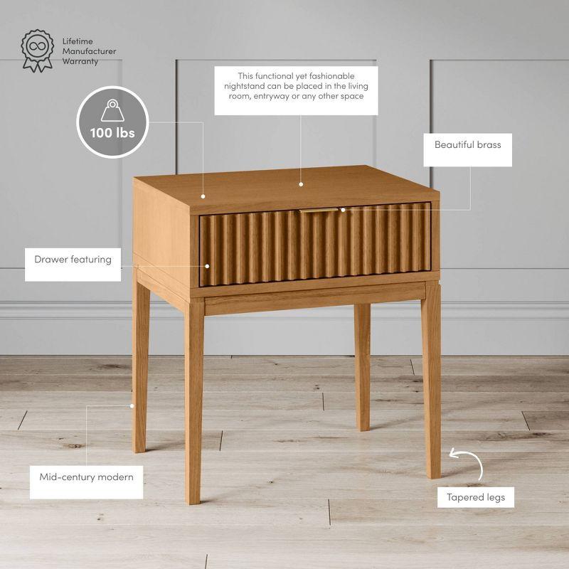 24'' W Solid Wood Nightstand