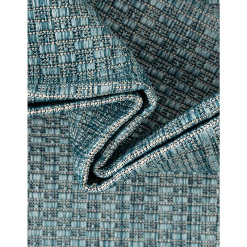 Unique Loom Outdoor Border Soft Border Border Woven Area Rug