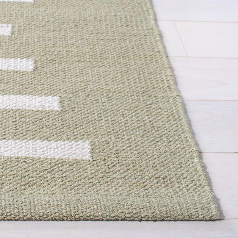 Montauk MTK313 Hand Woven Indoor Area Rug - Light Green/Ivory - 9'x12' - Safavieh