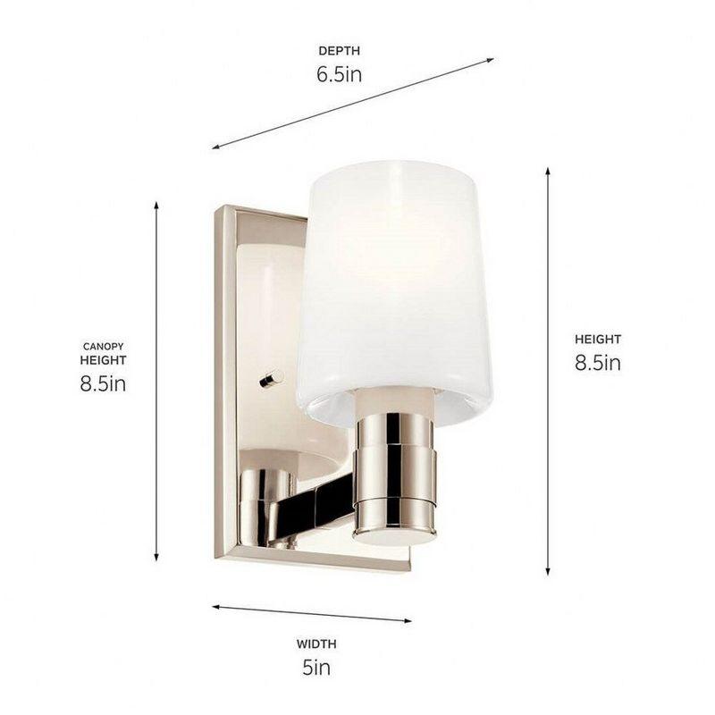 Kichler Lighting Adani 1 - Light Sconce in  Polished Nickel