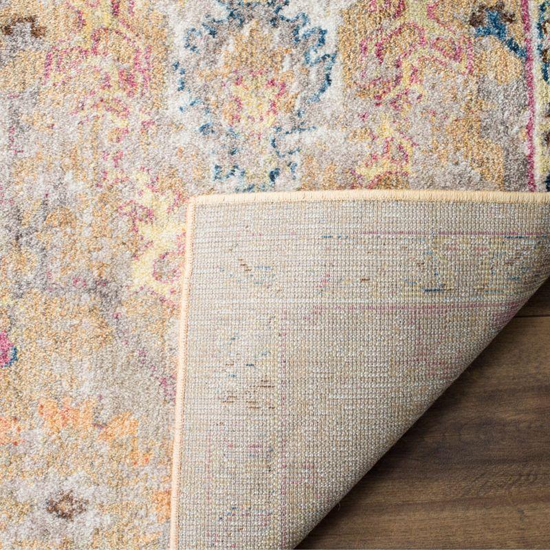 Bristol BTL347 Power Loomed Indoor Runner Rug - Camel/Blue - 2'3"x8' - Safavieh