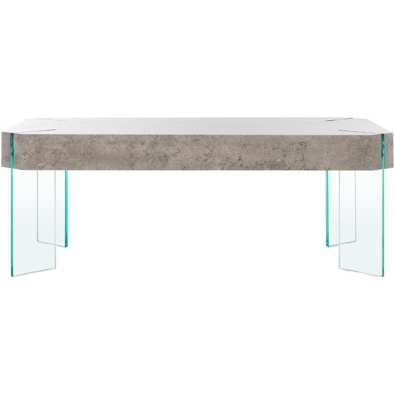 Katelyn Coffee Table - Light Concrete - Safavieh
