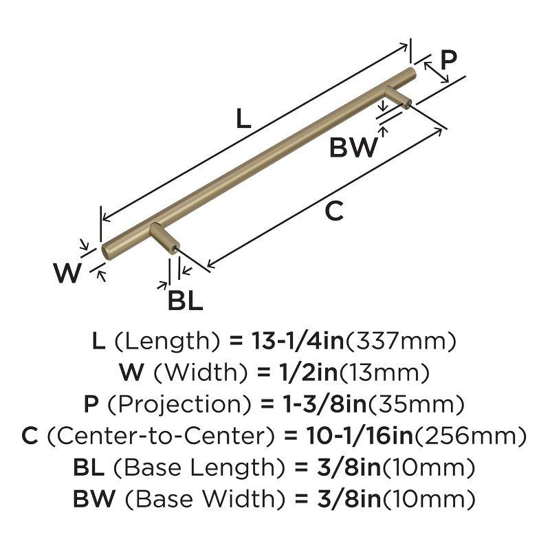 Wayfair Basics® Bar Pulls 10 1/16" Center to Center Bar Pull