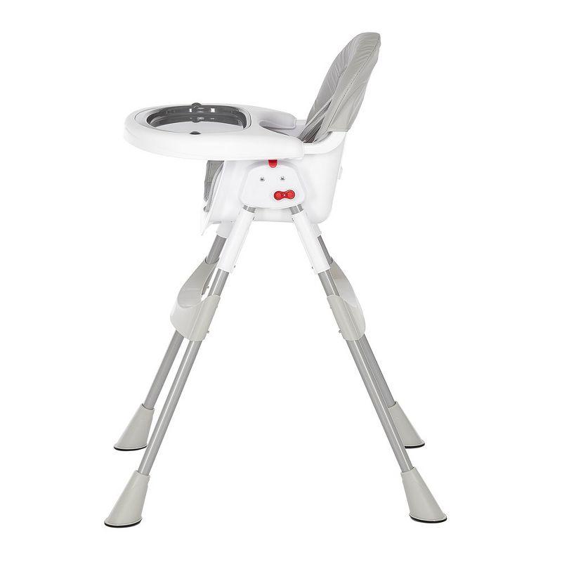 Dream On Me Portable 2-In-1 Table Talk High Chair - Convertible Compact and Lightweight, Grey