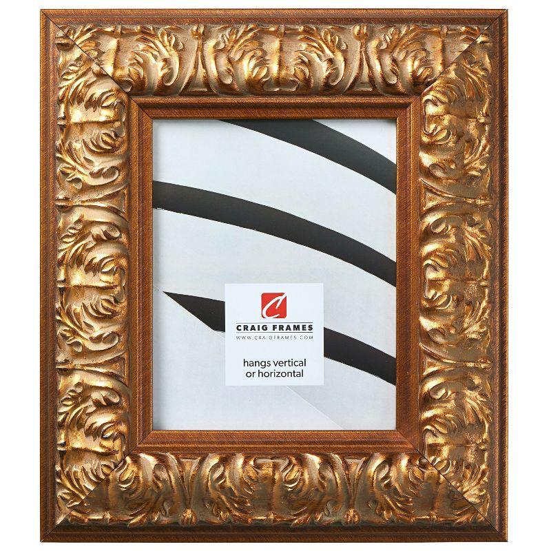 Barroco 24x36 inch Antique Gold Single Image Picture Frame