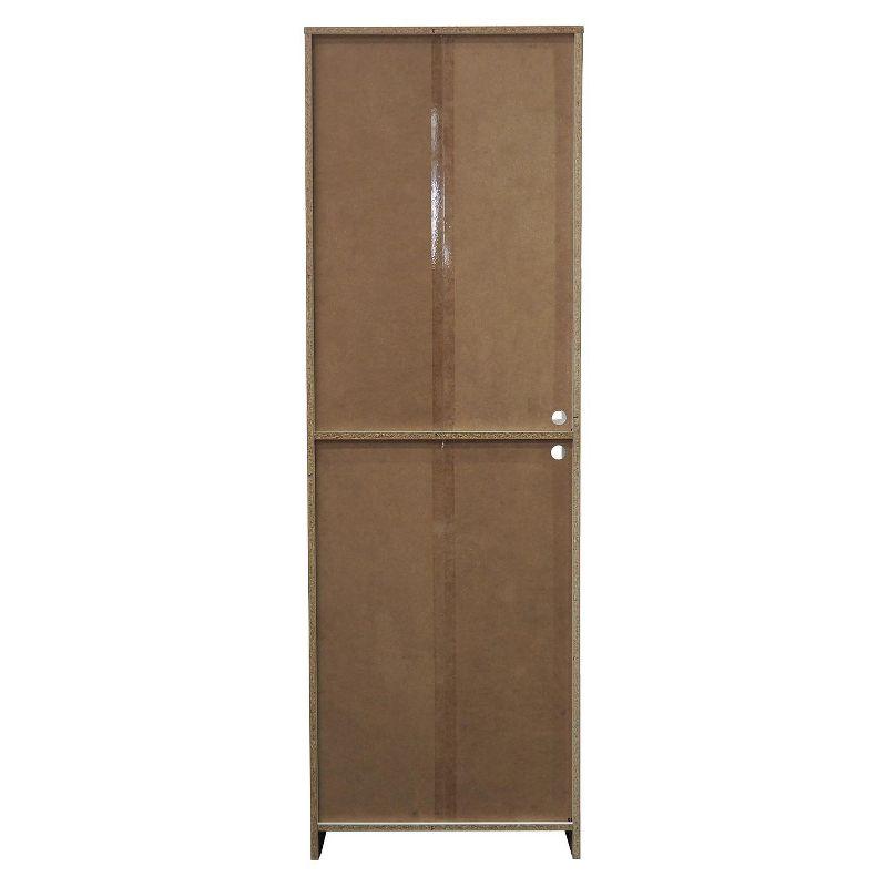 InRoom Designs Danbury Tall Kitchen Pantry, Microwave Storage Cabinet