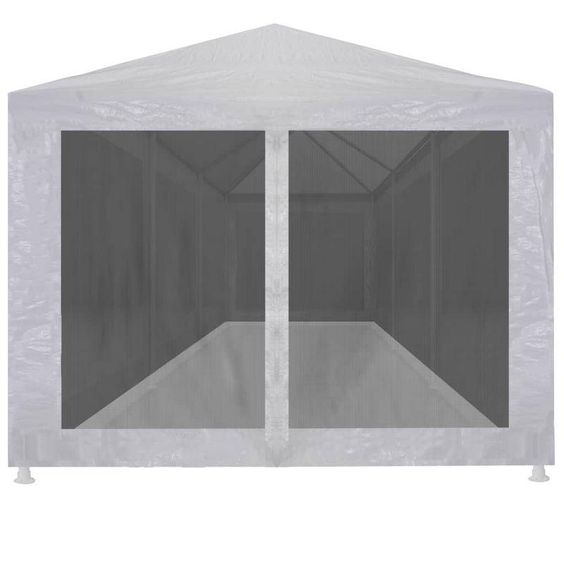 vidaXL 29.5 Ft. W x 9.8 Ft. D Steel Party Tent with 4 Mesh Sidewalls