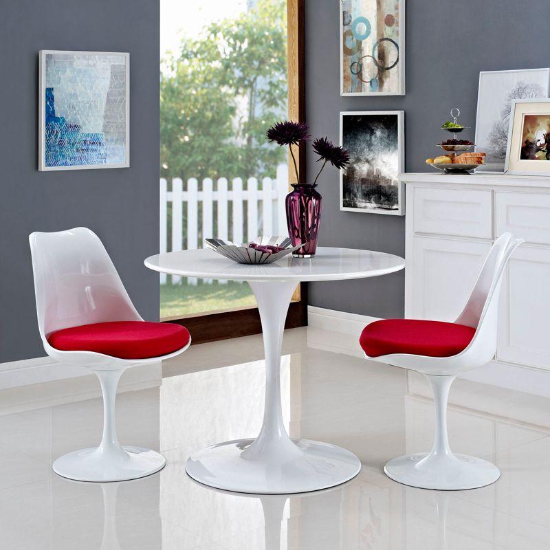 Lippa 36" Round Wood Top Dining Table by Modway