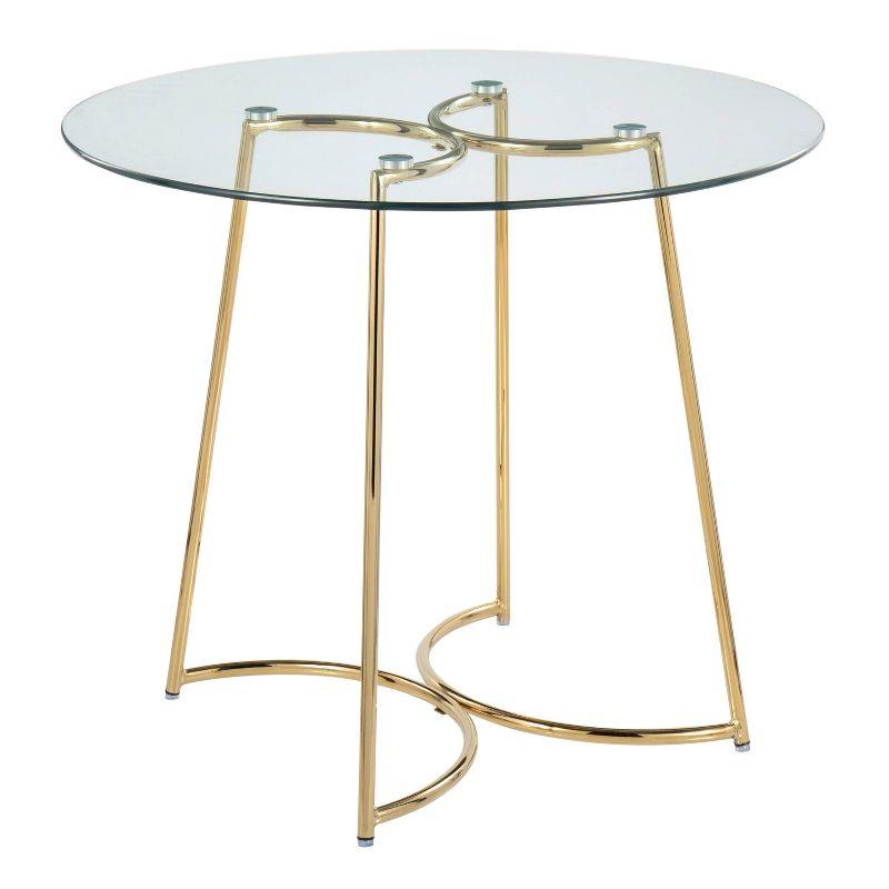 35" Cece Tempered Dining Table - LumiSource