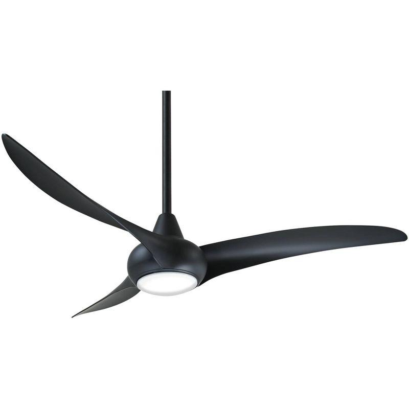52" Wave 3 - Blade LED Propeller Ceiling Fan with Remote Control and Light Kit Included