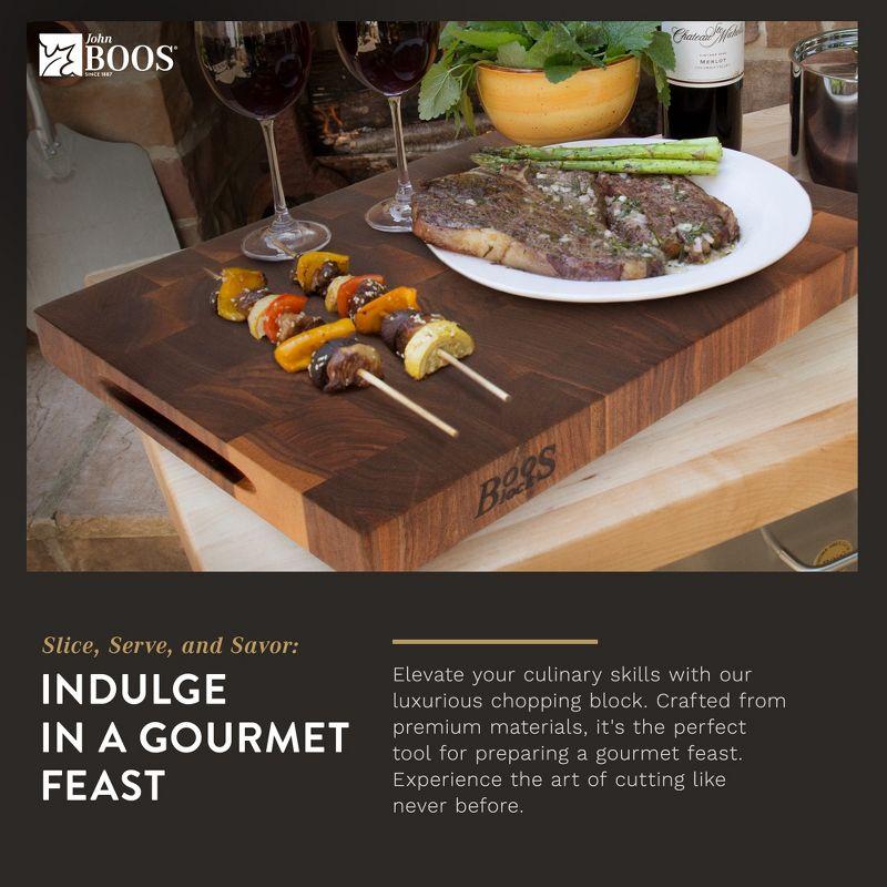 John Boos Boos Block CCB Series Large Reversible Wood Chopping Board, 1.75-Inch Thickness, 18" x 12" x 1 3/4", Walnut