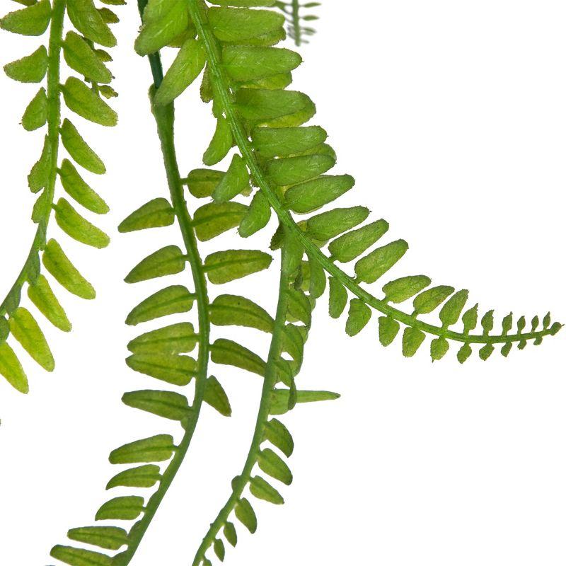 Northlight Seasonal 18'' Faux Fern Plant in Basket | Wayfair