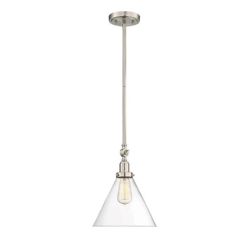 Savoy House Drake 1 - Light Pendant in  Satin Nickel