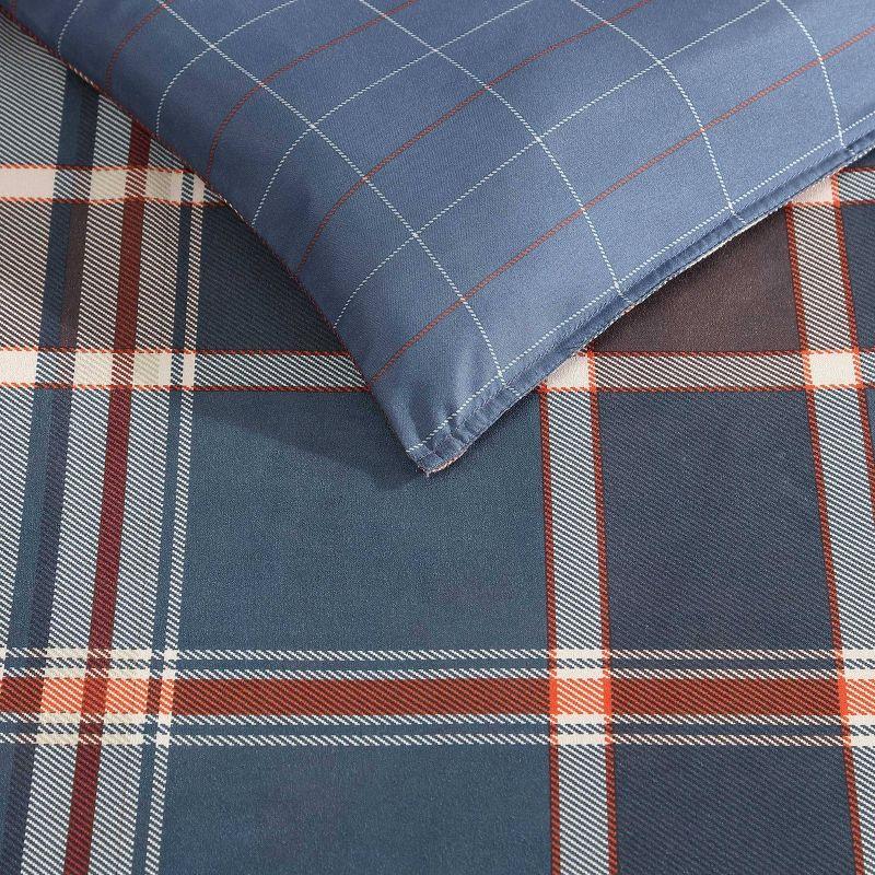 Eddie Bauer Shasta Lake Reversible Navy Duvet Cover Set