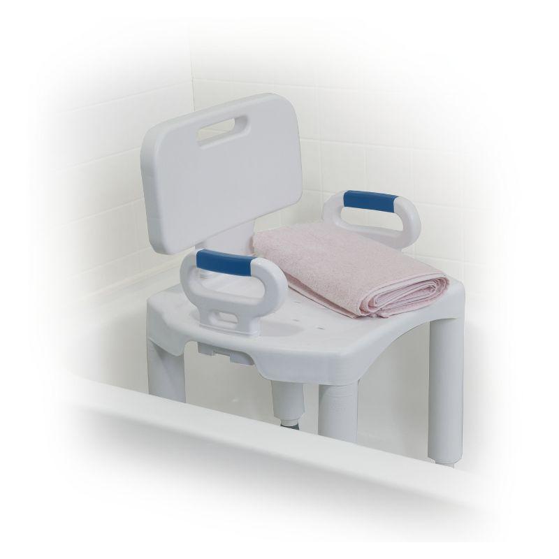 Premium Series Shower Chair with Back and Arms