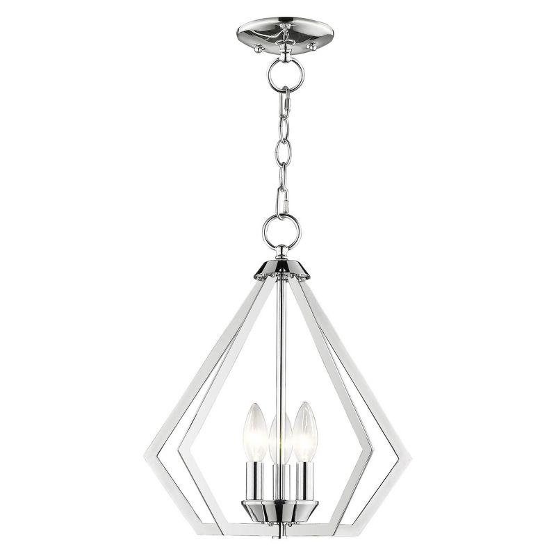 Livex Lighting Prism 3 - Light Chandelier in  Polished Chrome
