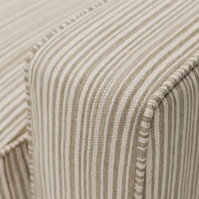 Serta Palisades 73" Track Arm Sofa, Easy Care Fabric, Soft Pillow Back, Pocket Coil Seat Cushions