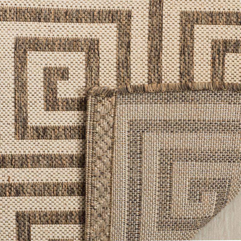 Linden LND129 Power Loomed Area Rug - Cream/Beige - 4'x6' - Safavieh