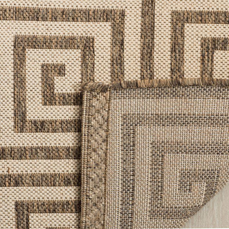 Geometric Flatweave Synthetic 4' x 6' Reversible Area Rug