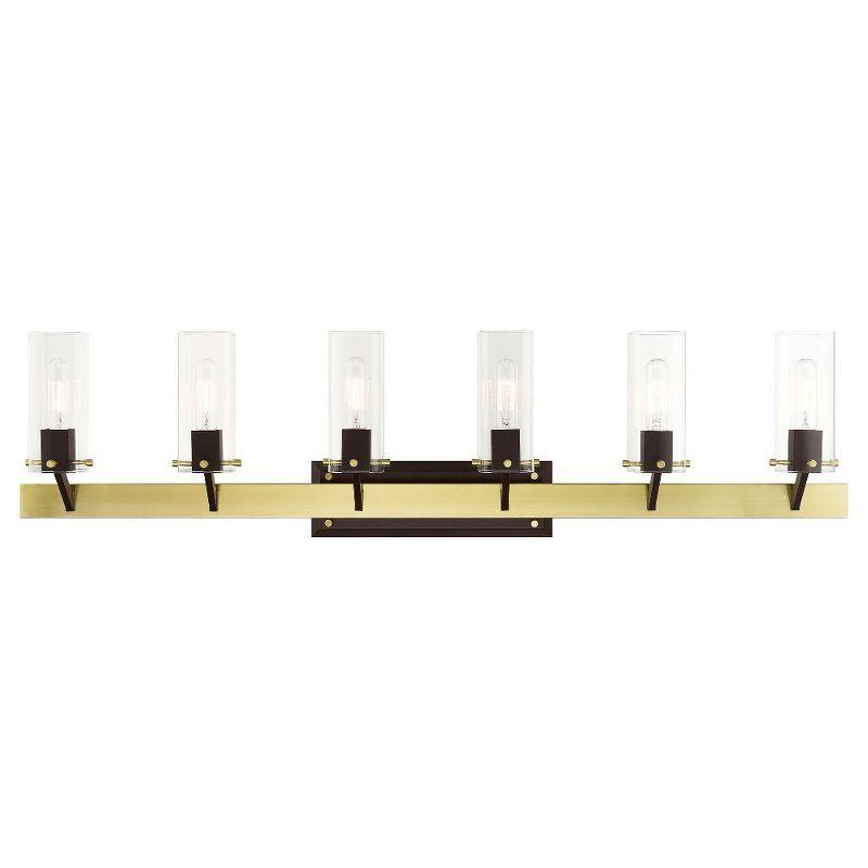 Livex Lighting Beckett 6 - Light Vanity in  Satin Brass