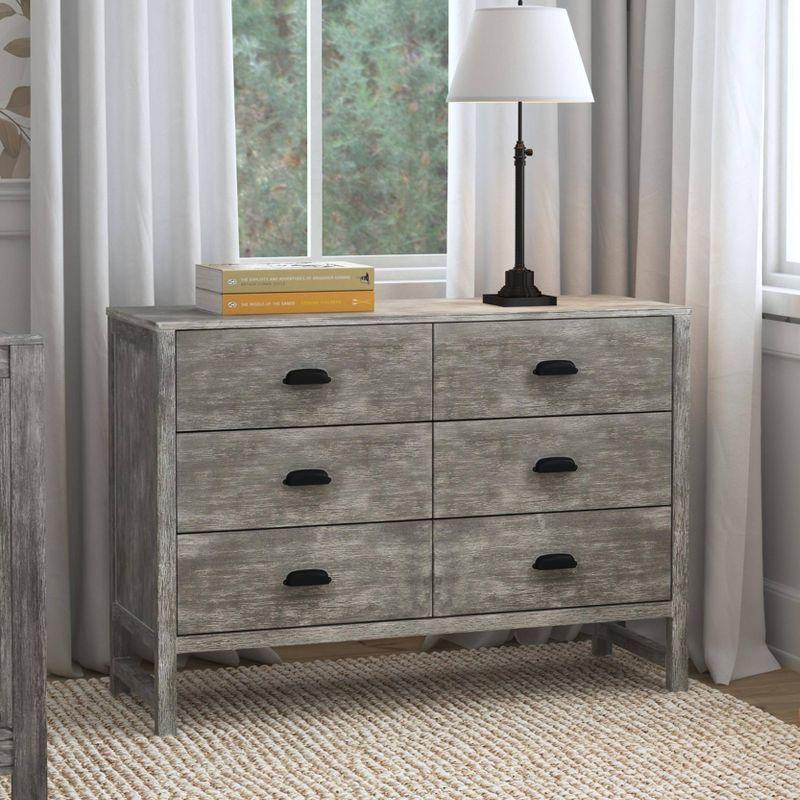 Fairway 6 Drawer Double Dresser