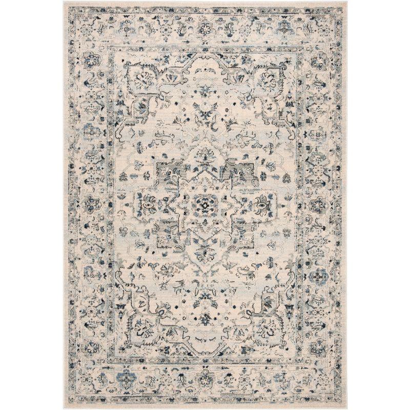 Charleston CHL411 Loomed Indoor Accent Rug - Ivory/Light Blue - 3'x5' - Safavieh