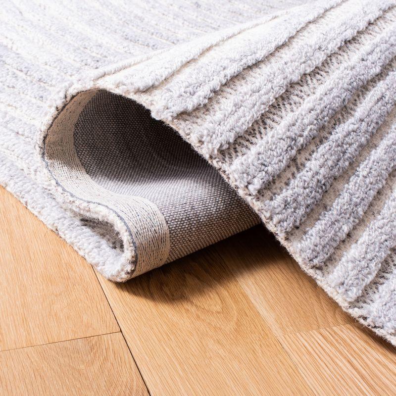 Southampton SHA301 Hand Tufted Indoor Area Rug - Grey - 6'x6' - Safavieh