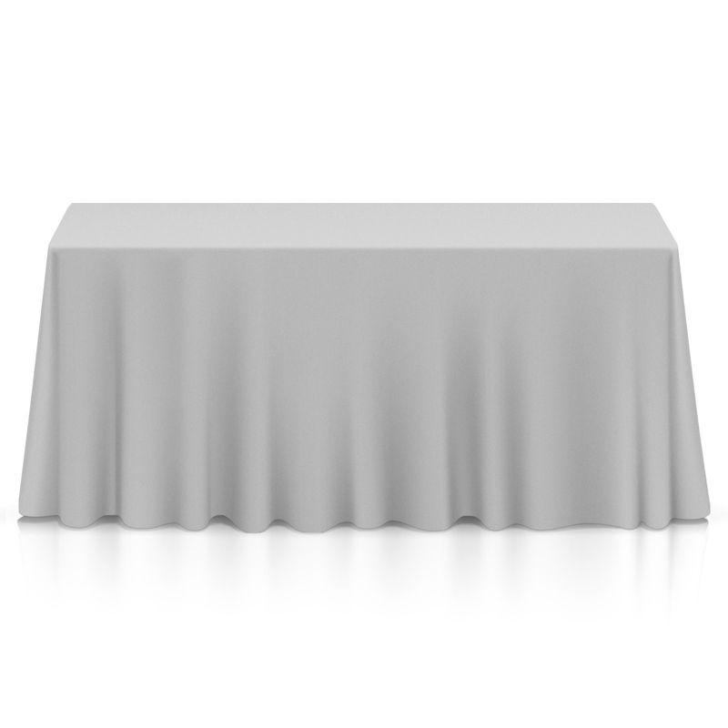 Lann's Linens Solid Color Rectangular Tablecloth (Set of 10)