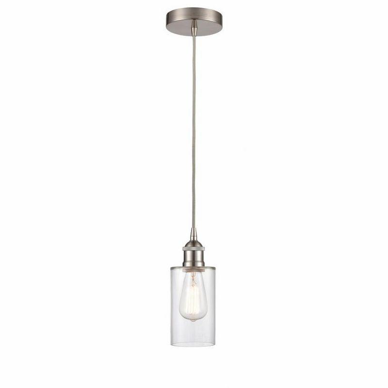 Innovations Lighting Clymer 1 - Light Pendant in  Brushed Satin Nickel