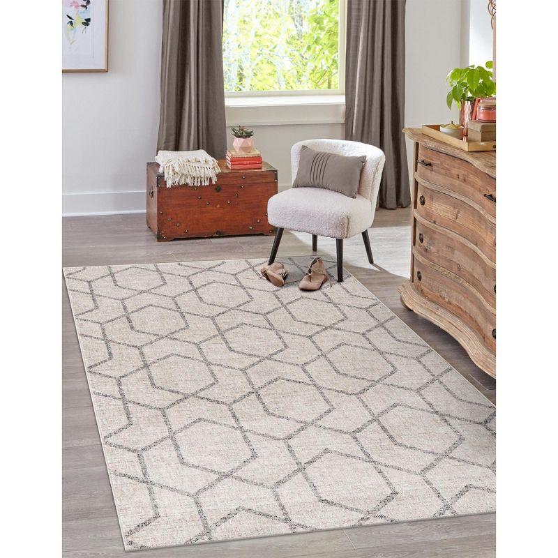 Unique Loom Eco Trellis Area Rug