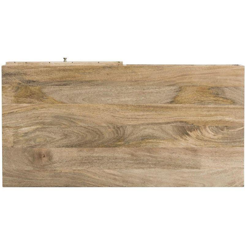 Marigold Coffee Table - Natural/Brass - Safavieh