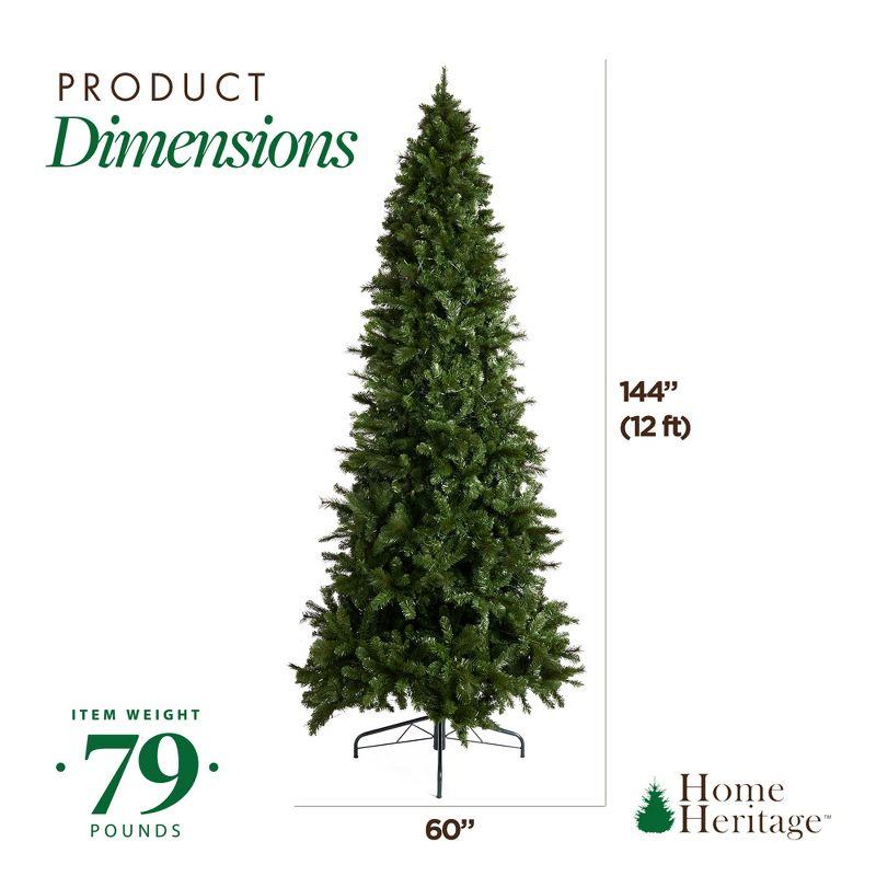 Home Heritage Cascade Quick Set Artificial Christmas Tree