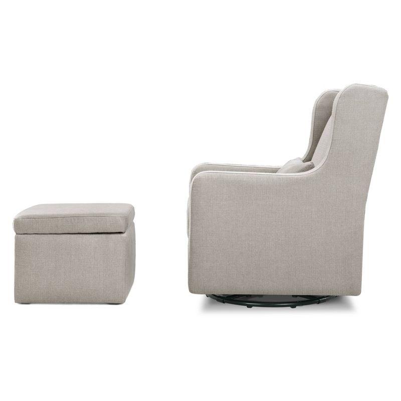 Adrian Swivel Glider and Ottoman