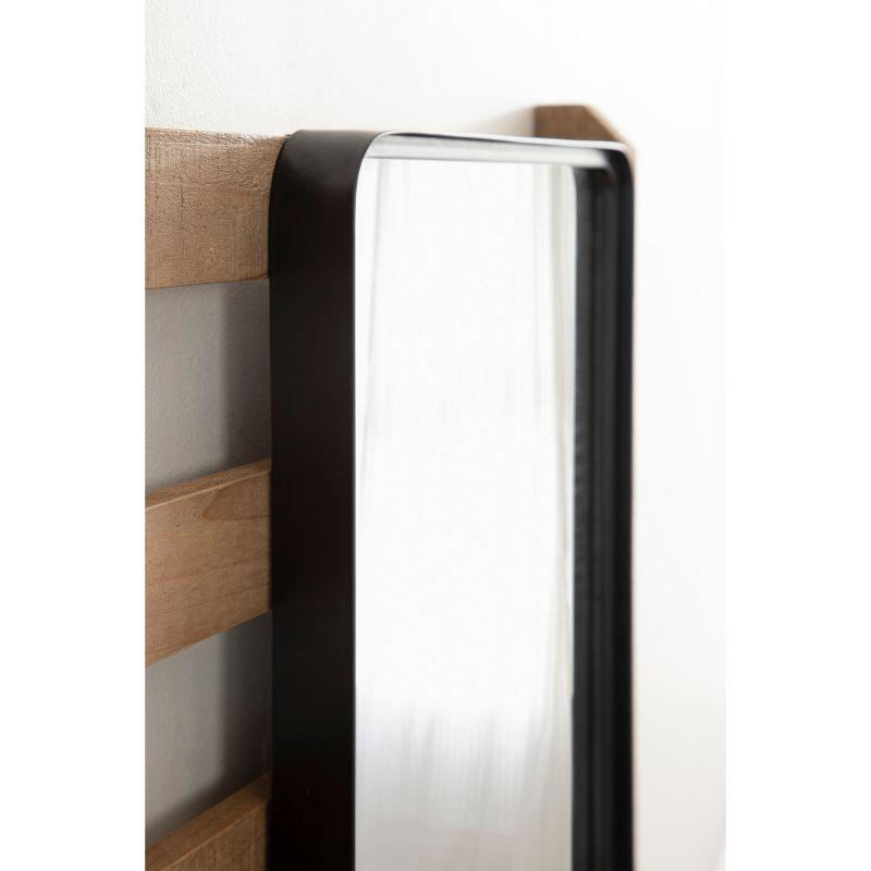 Kate and Laurel Tanner Metal Wall Organizer with Key Hooks