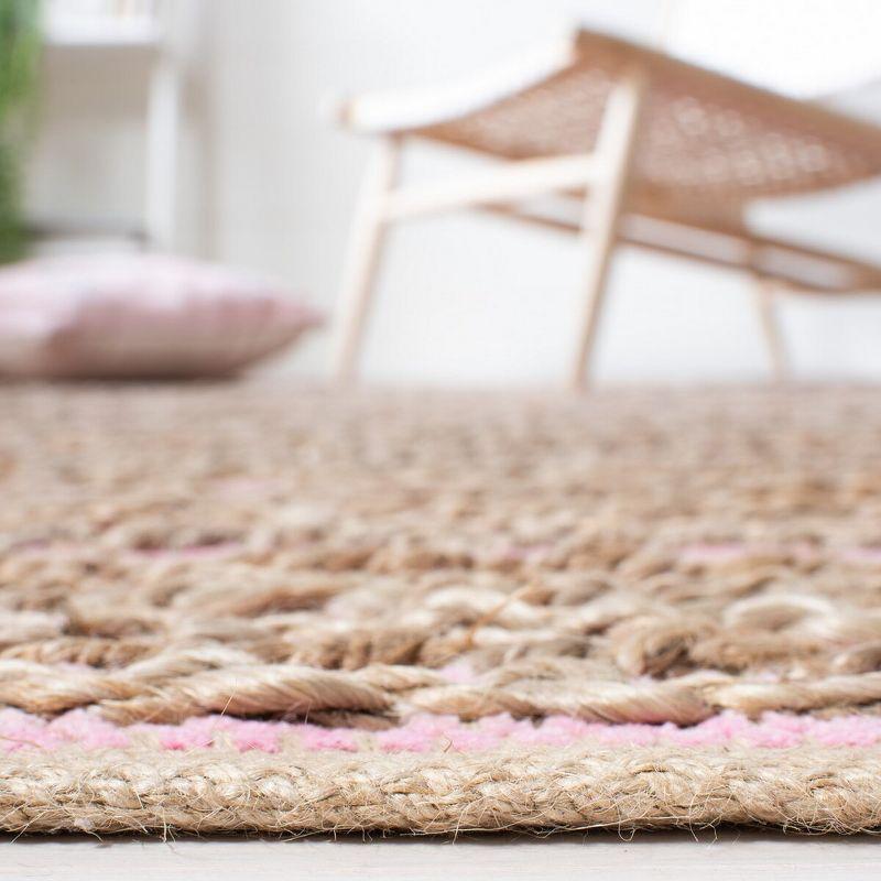 Cape Cod CAP851 Woven Indoor Area Rug - Light Pink - 8'x10' - Safavieh