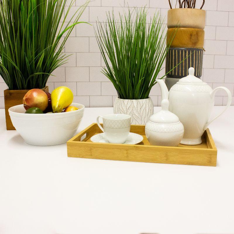 Eco-Friendly Bamboo Serving Tray 14.5" x 9.5"