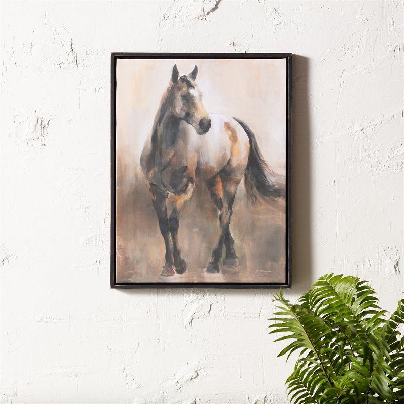 Melrose Framed Horse Canvas Art 24"H