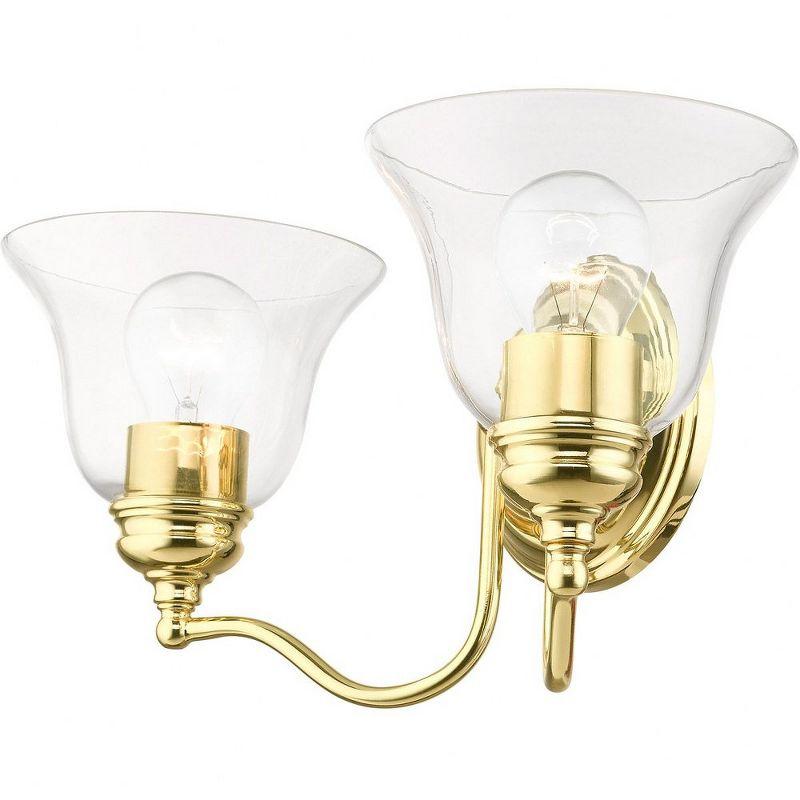 Livex Lighting Moreland 2 - Light Vanity in  Polished Brass