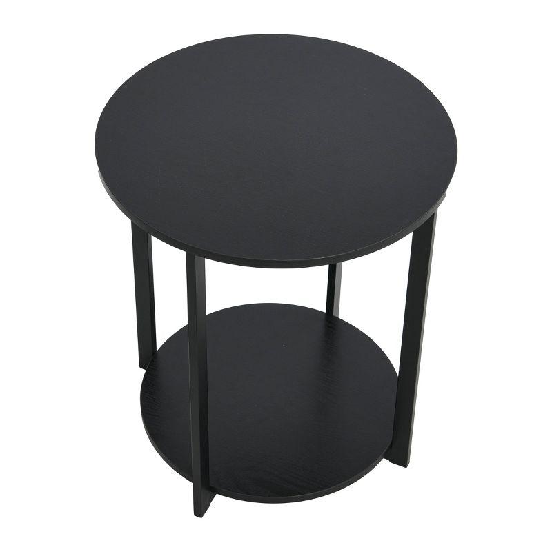 Household Essentials Jamestown Round End Table