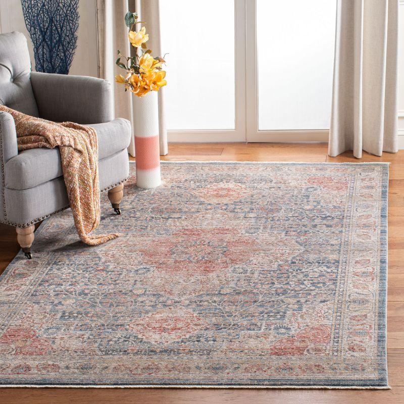 Kenitra KRA672 Power Loomed Area Rug - Blue/Ivory - 8'x10' - Safavieh.