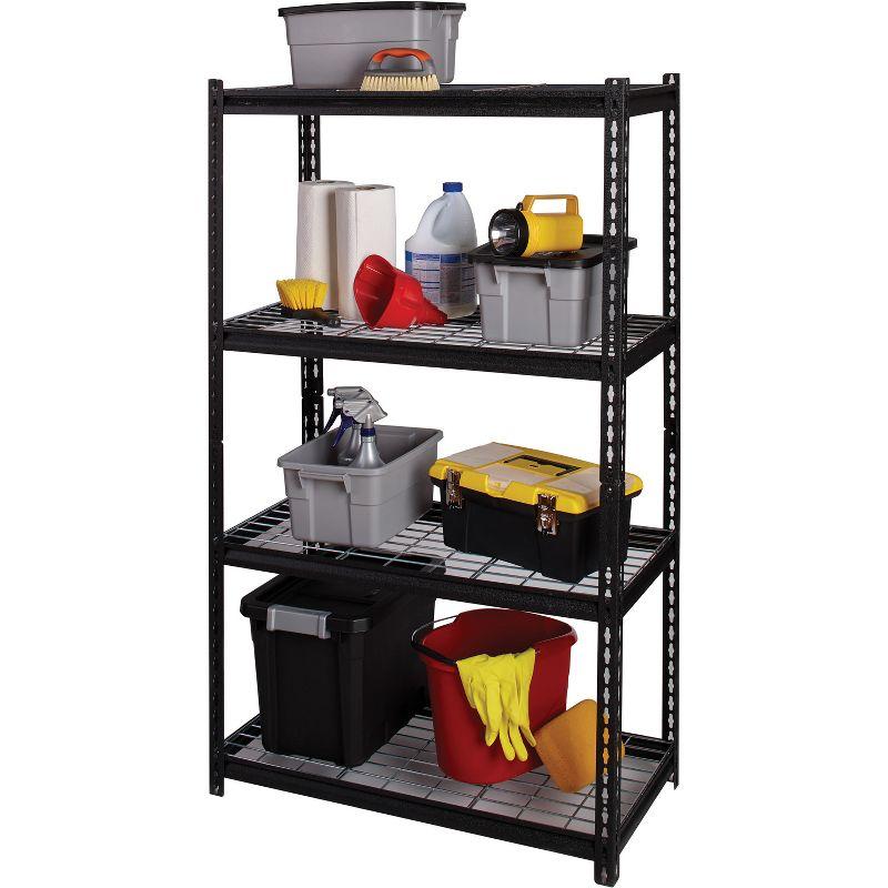 36'' W Steel Height -Adjustable Shelving Unit