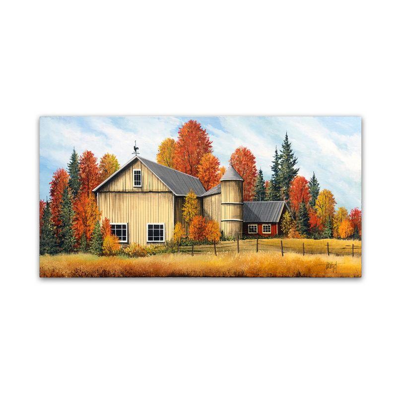 "Yellow Barn Fall" Outdoor All-Weather Wall Decor