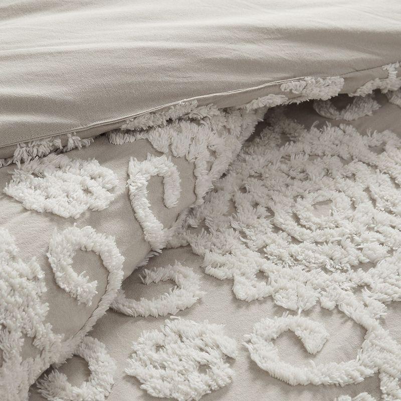 Suzanna 100% Cotton Comforter Set with Tufted Medallions