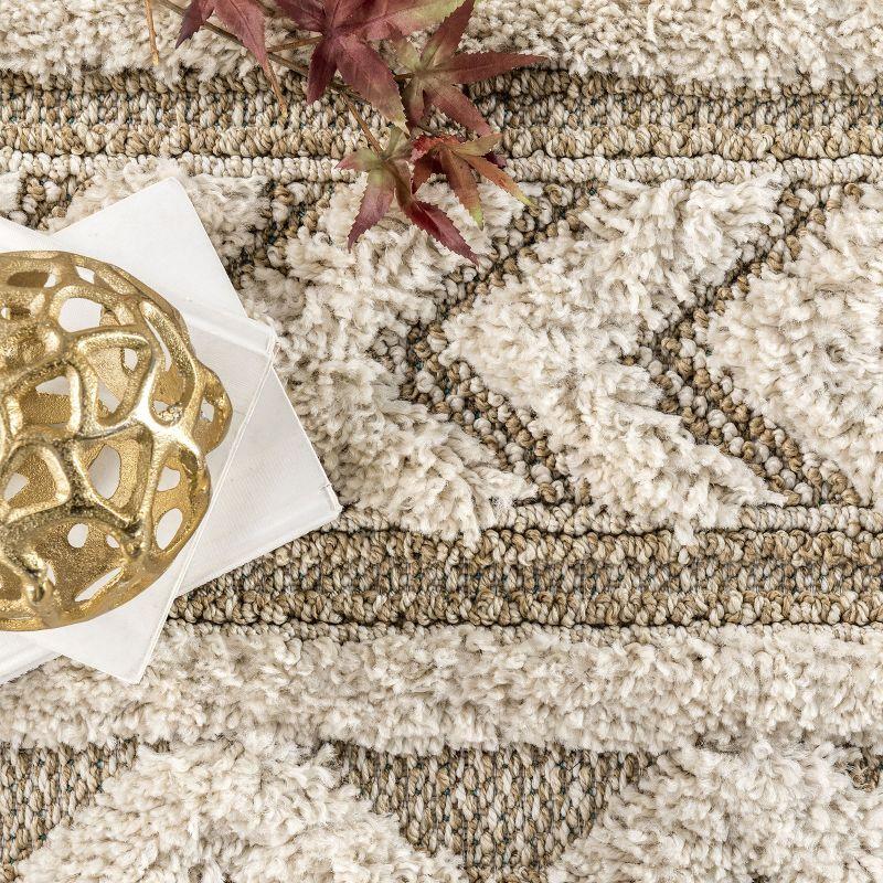 Nuloom Rebecca High Low Textured Shaggy Indoor Area Rug