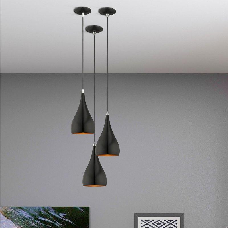 Schultz Single Light Metal Dimmable Pendant