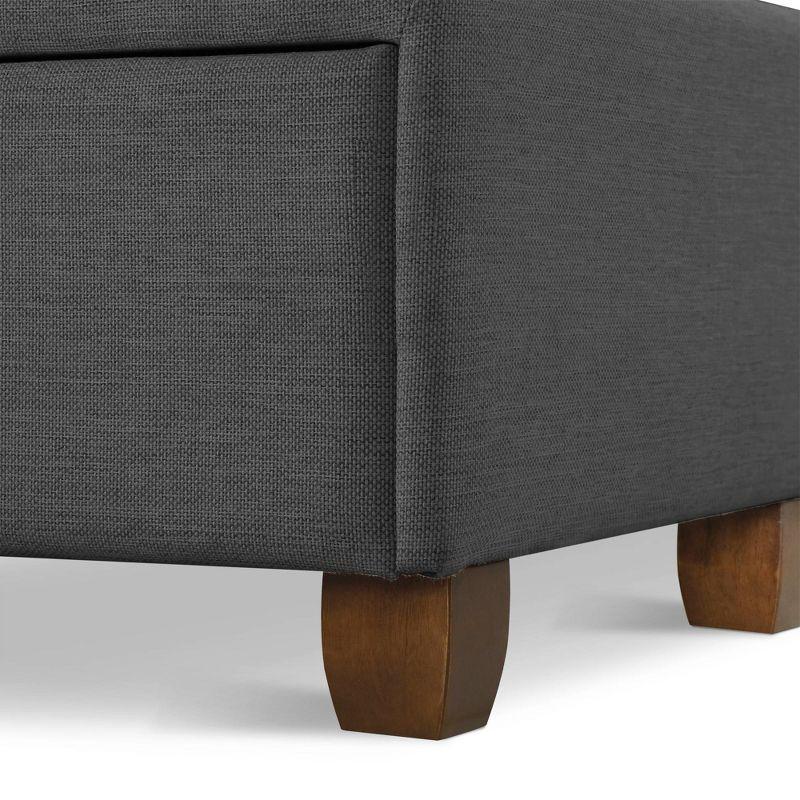 ClickDecor Langston Edmond Storage Bed with Adjustable Height Headboard