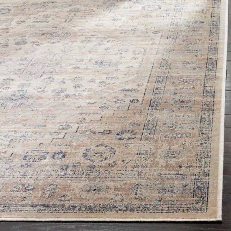Vintage VTG123 Power Loomed Area Rug - Light Blue - 3'3"x5'7" - Safavieh.